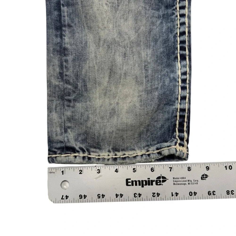 True Religion Slim Flap Super T Jeans Mens 40 x 33 Sunlight Haze Blue 101437 NWT
